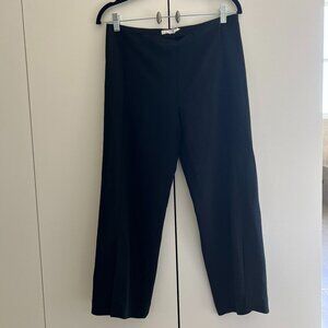 The Row Black Split Crop Trousers Black 4